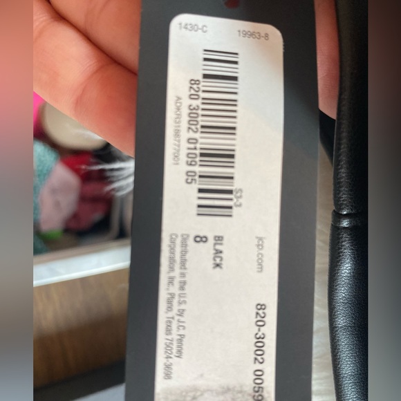 NWT Vegan Leather Skirt with Silver Studs🖤✔️⚫️Worthington Size 8 NWT - Picture 11 of 13